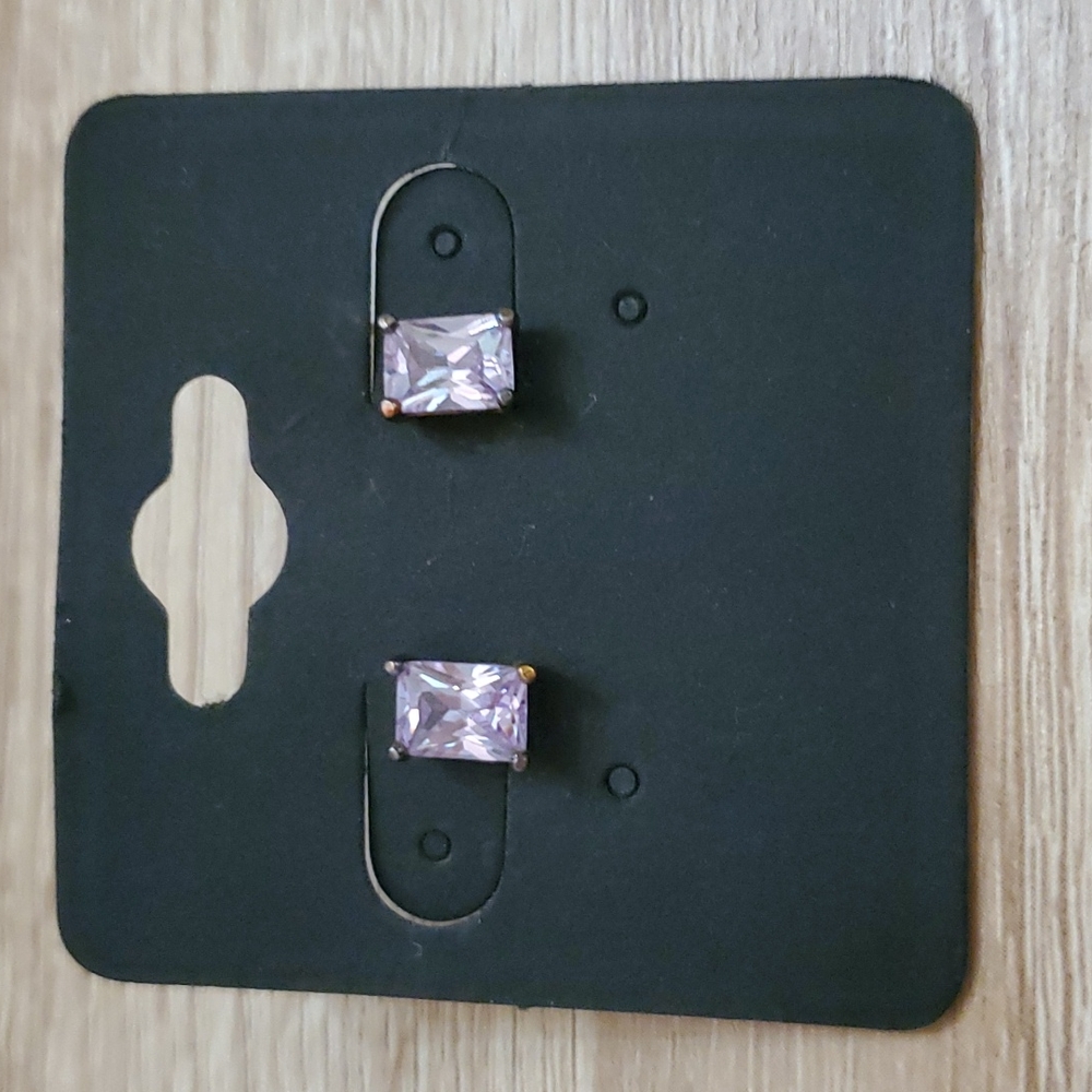 Silver earrings